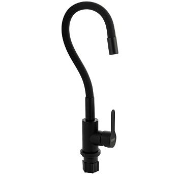 Смеситель BRIMIX для кухни, гибкий излив, черный 9318